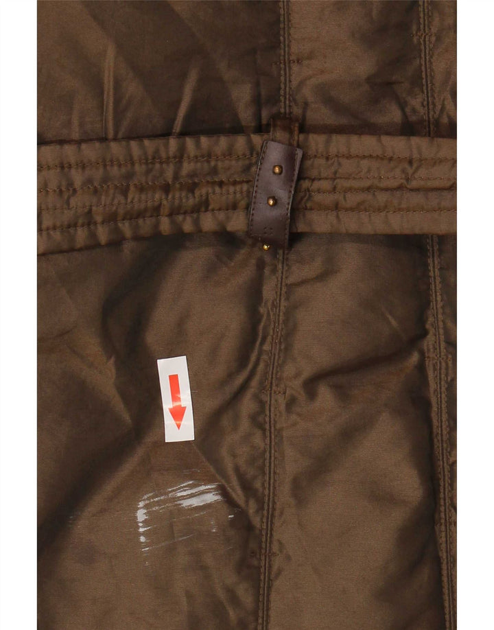 Trussardi Jeans Γυναικείο μπουφάν IT 46 Large Khaki Polyamide