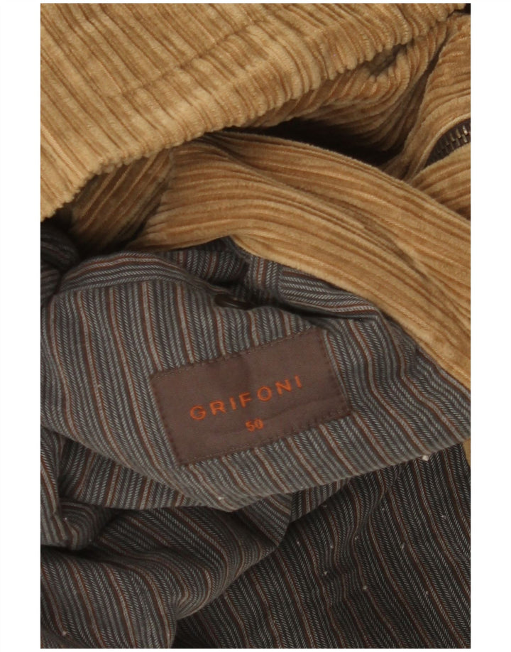 Grifoni Ανδρικό Κοτλέ Μπουφάν IT 50 Large Beige