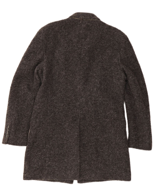 Ανδρικό πανωφόρι Guess UK 40 Large Grey Wool