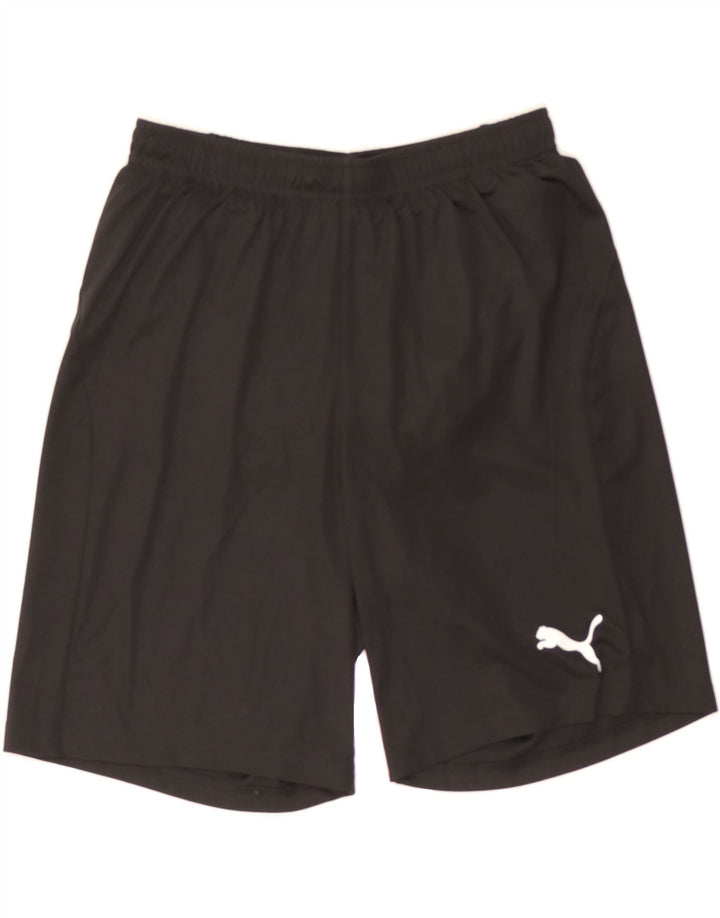 PUMA Mens Sport Shorts UK 8 Small  Black Polyester Vintage Puma and Second-Hand Puma from Messina Hembry 