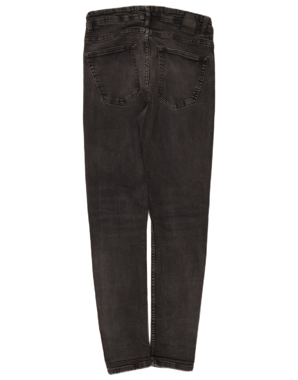 Zara Γυναικείο Slim Jeans EU 42 Large W32 L29 Μαύρο βαμβακερό
