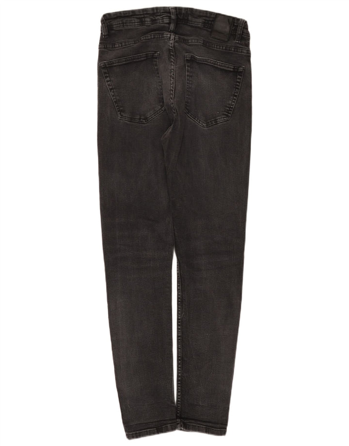 Zara Γυναικείο Slim Jeans EU 42 Large W32 L29 Μαύρο βαμβακερό