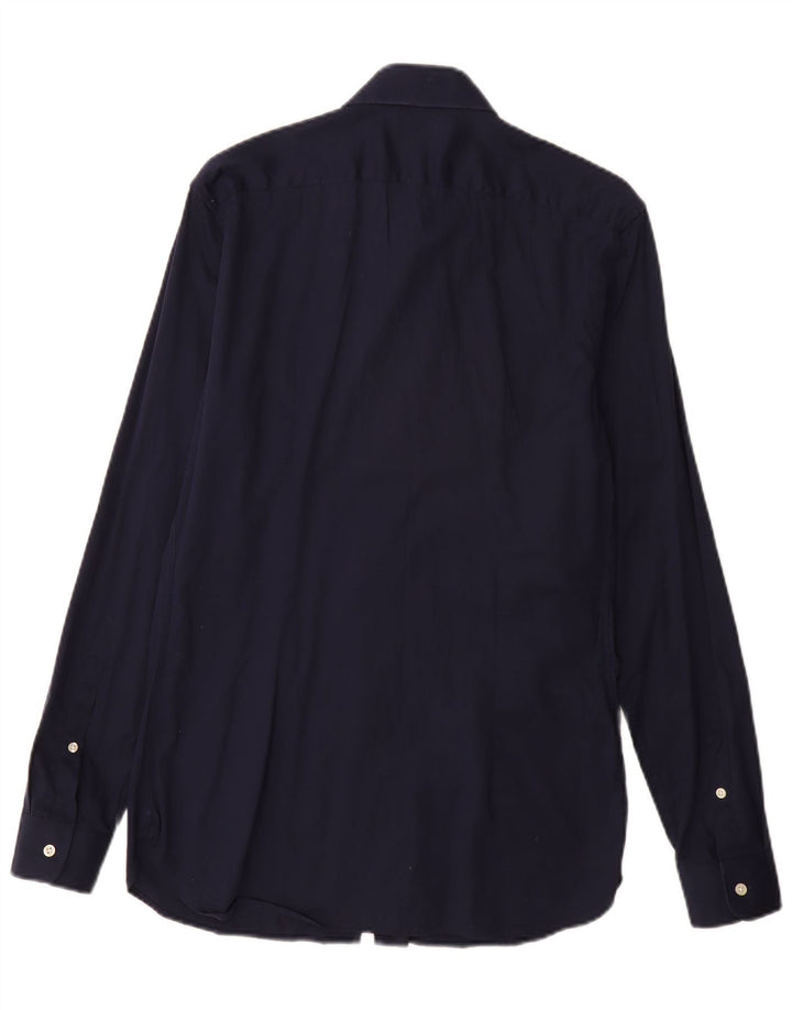 REISS Mens Slim Fit Shirt Medium Navy Blue