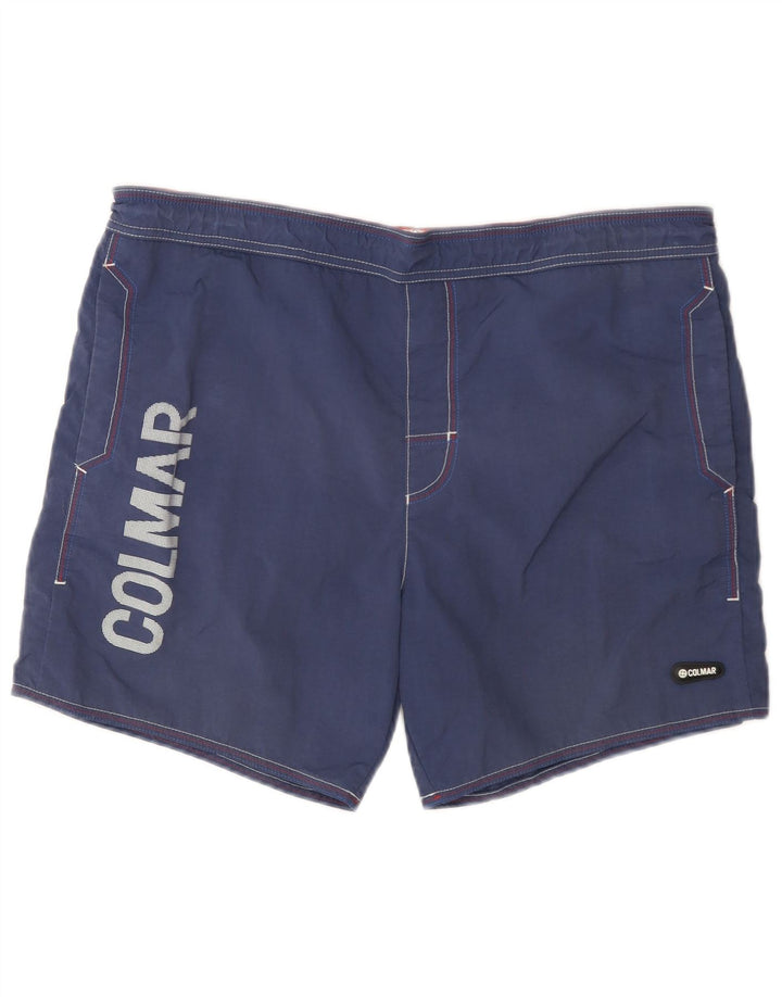 Colmar Ανδρικό γραφικό σορτς κολύμβησης IT 48 Medium Navy Blue Polyamide