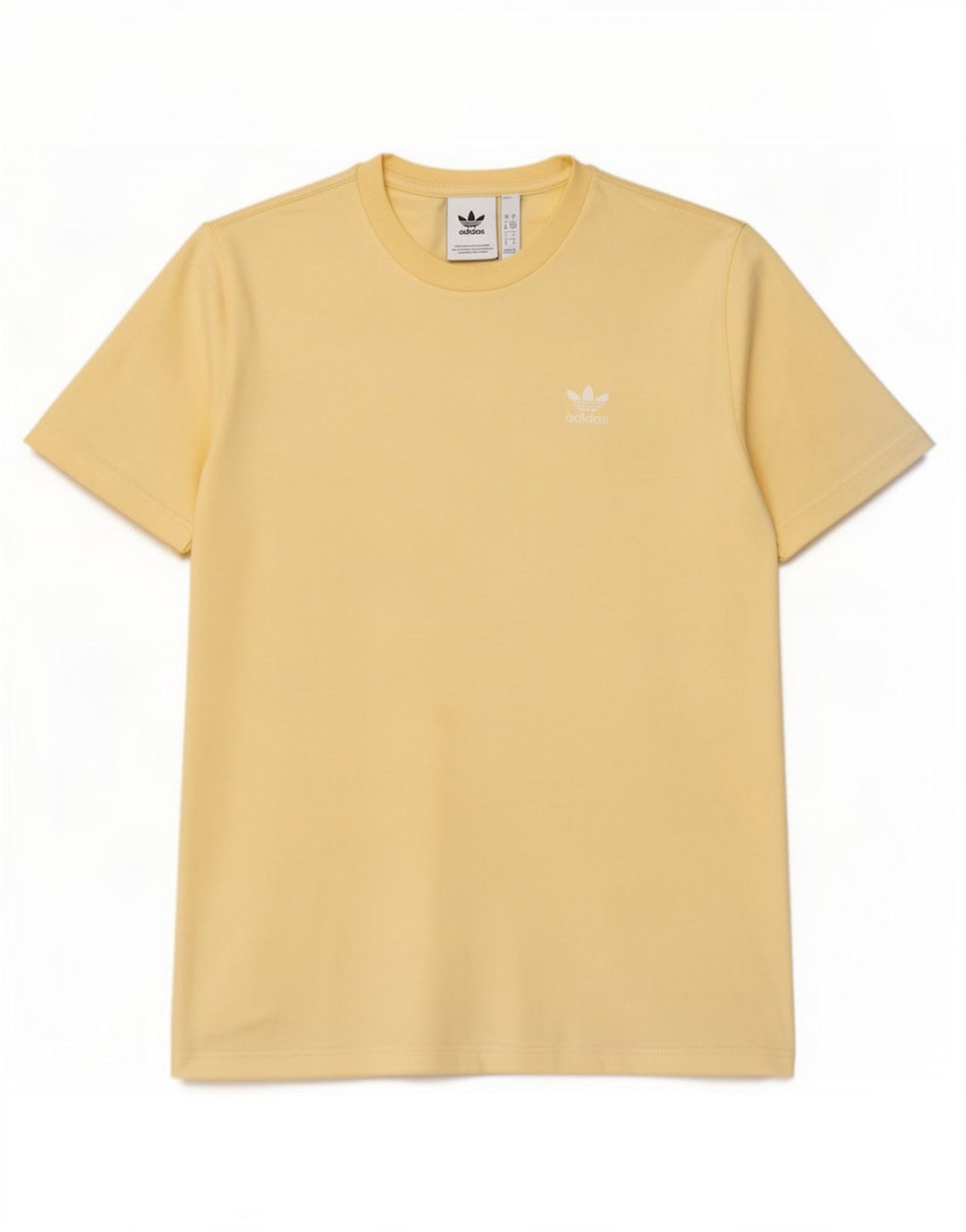 Ανδρικό T-Shirt Adidas Top Μικρό κίτρινο βαμβακερό