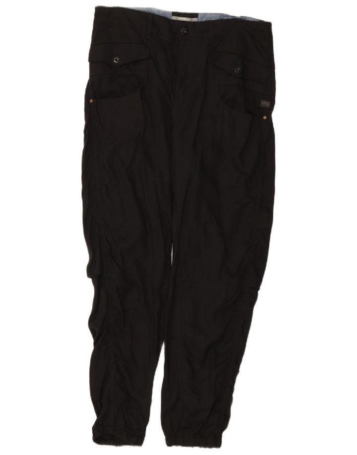 G-Star Γυναικείο Joggers Παντελόνι Cargo W28 L27 Μαύρο Lyocell