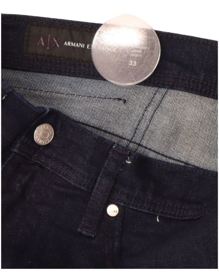 ARMANI EXCHANGE Γυναικείο ίσιο τζιν W33 L29 Navy Blue