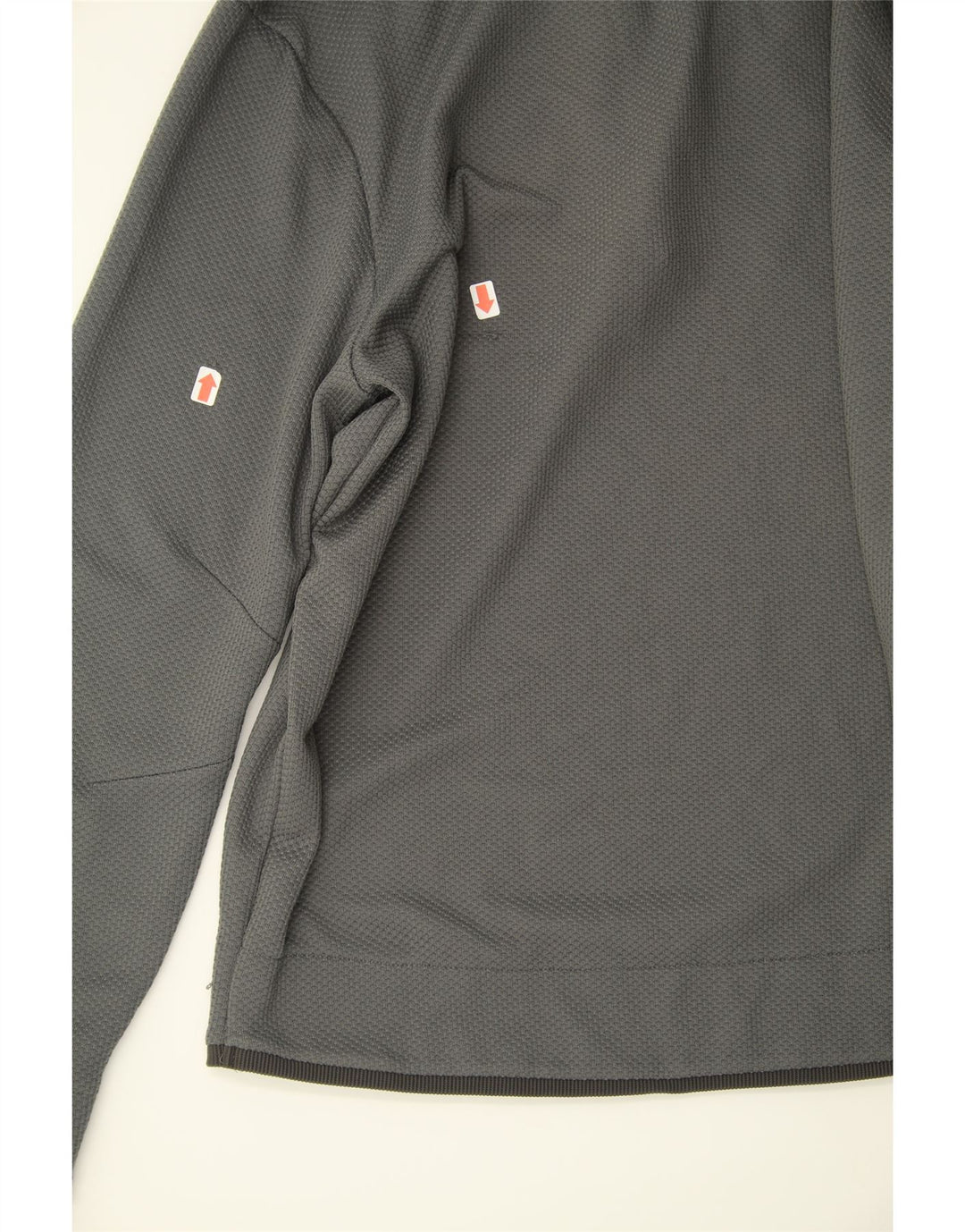 UNDER ARMOUR Mens Button Neck Pullover Tracksuit Top Large Grey Polyester Vintage Under Armour and Second-Hand Under Armour from Messina Hembry 