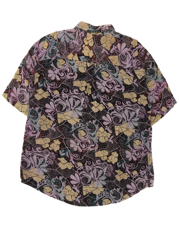 Ανδρικό κοντομάνικο πουκάμισο ORSO POETA 2XL πολύχρωμο Paisley Viscose