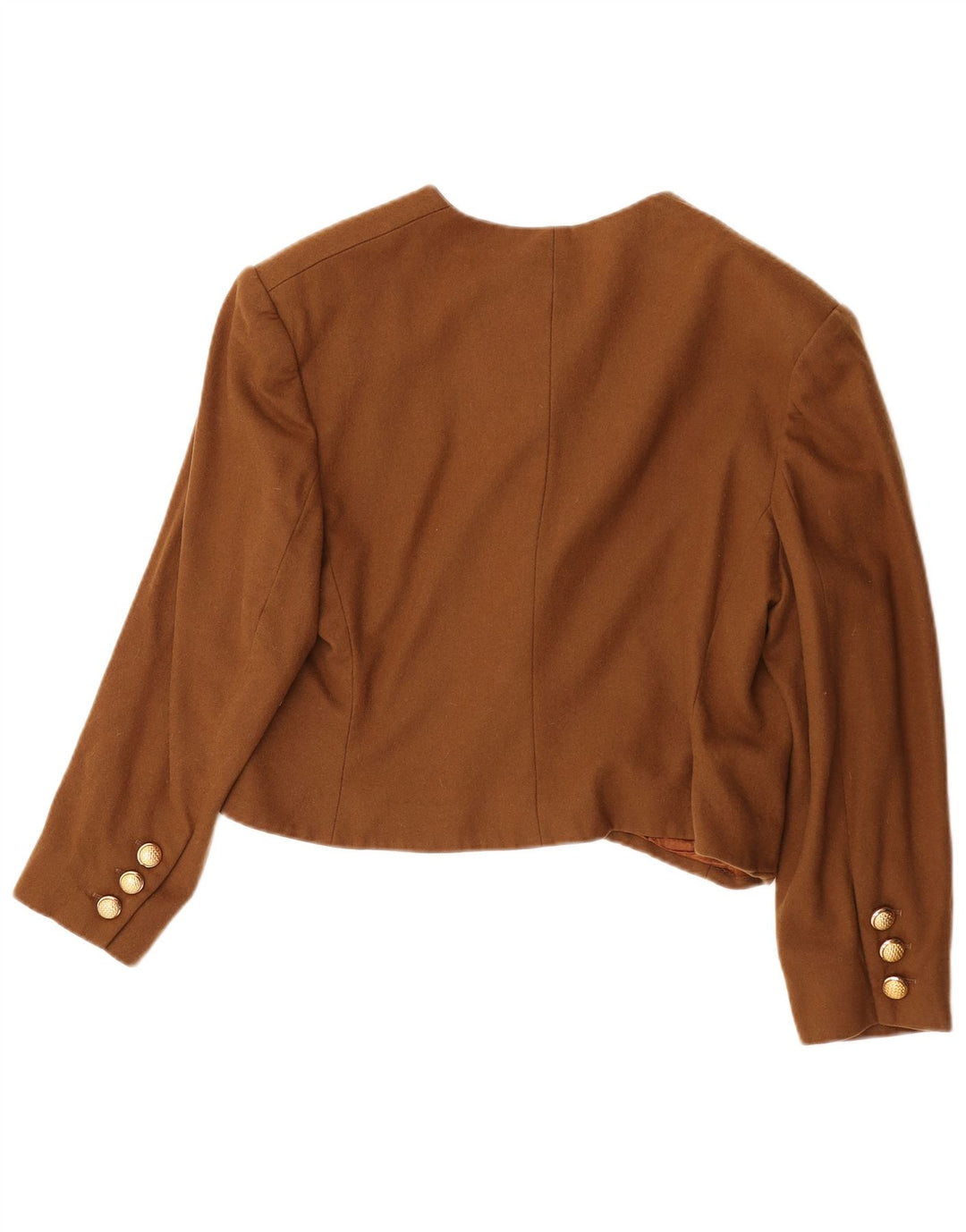 Yves Saint Laurent Γυναικείο Crop Blazer Jacket IT 46 Large Brown Classic