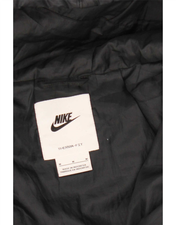Γυναικείο σακάκι Nike Therma-Fit με κουκούλα μεγάλου μεγέθους με επένδυση UK 14 Μεσαίο μαύρο