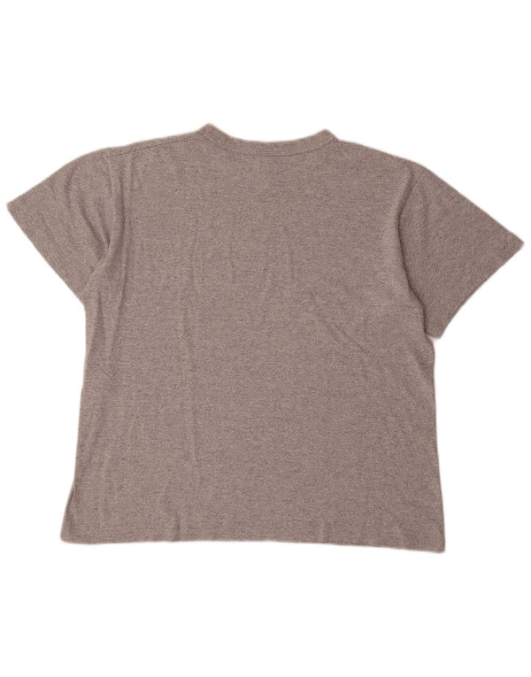 Ανδρικό T-Shirt Champion Graphic Top Large Grey Acrylic