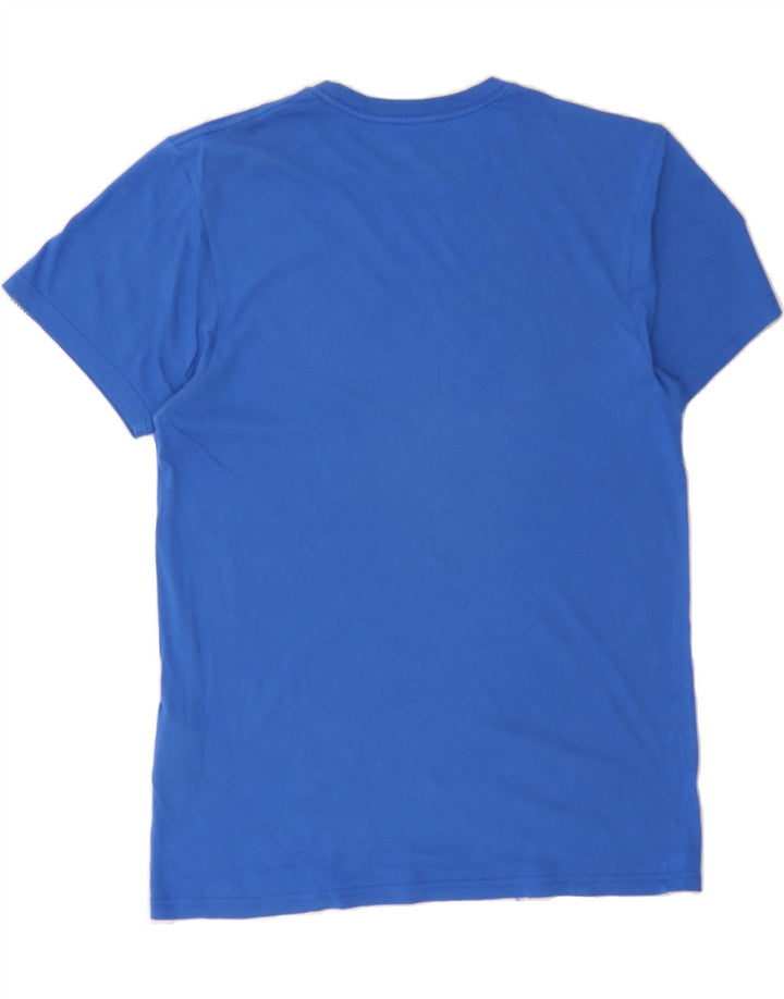 VANS Mens Custom Fit Graphic T-Shirt Top Medium Blue Cotton Vintage Vans and Second-Hand Vans from Messina Hembry 