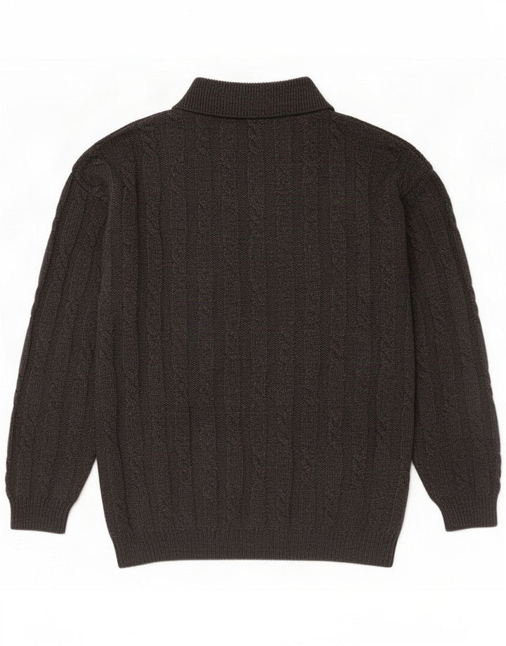 Αγ. Πουλόβερ Bernard Polo Neck Jumper Μεγάλο Γκρι Μάλλινο
