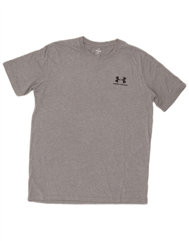 Ανδρικό T-Shirt Under Armour Top Μεσαίο γκρι βαμβακερό