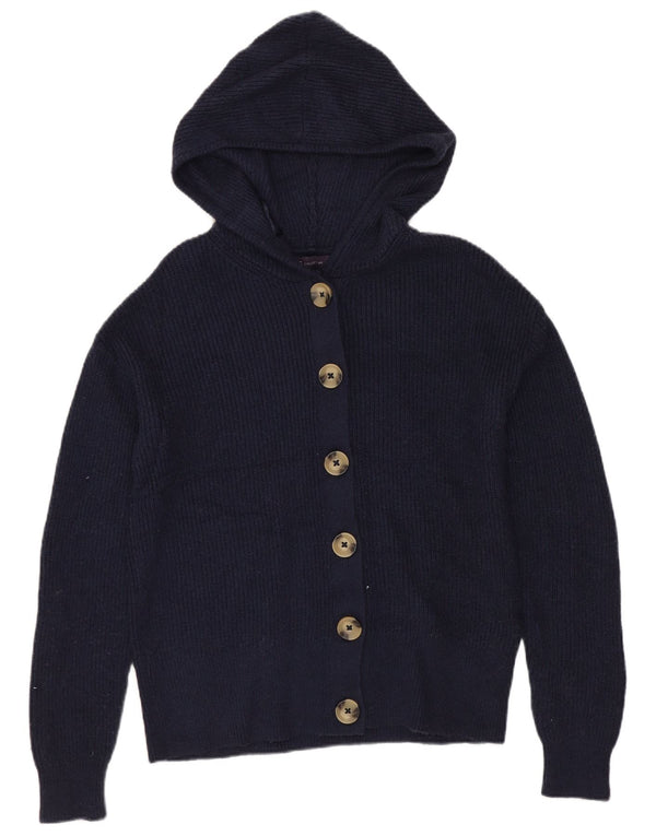 Marks & Spencer Γυναικεία ζακέτα με κουκούλα Crop UK 10 Small Navy Blue
