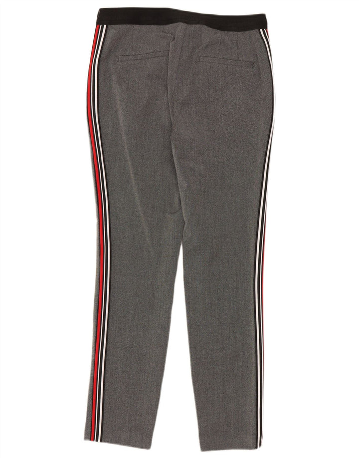 Zara Γυναικείο Slim Chino Παντελόνι Μεσαίο W28 L28 Γκρι