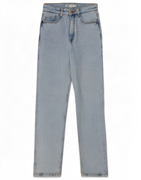 Zara γυναικείο ψηλόμεσο τζιν EU 32 2XS W22 L27 Μπλε βαμβακερό