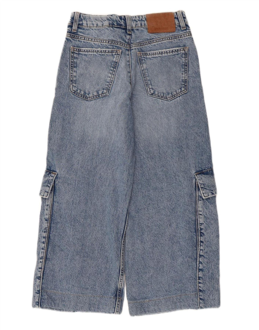 Zara Boys Cargo Capri Jeans 13-14 ετών W28 L22 Μπλε