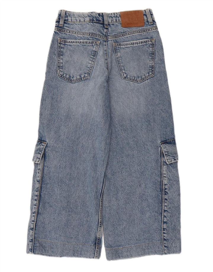Zara Boys Cargo Capri Jeans 13-14 ετών W28 L22 Μπλε