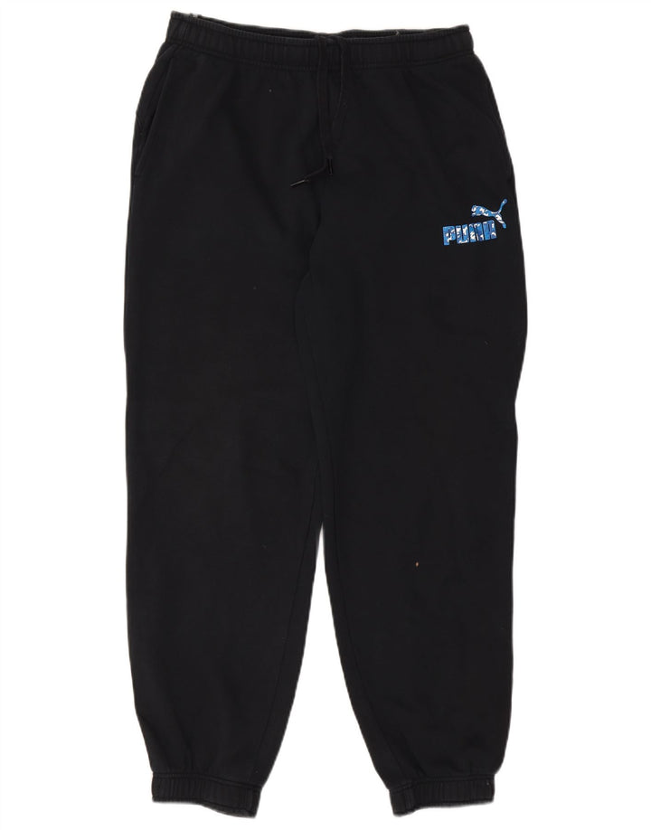 Ανδρική φόρμα Puma Παντελόνι Joggers Μεγάλο Μαύρο Βαμβακερό