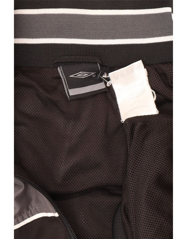 Ανδρική φόρμα φόρμας Umbro με γραφικό τζάκετ με μεγάλο γκρι χρώμα πολυεστέρα