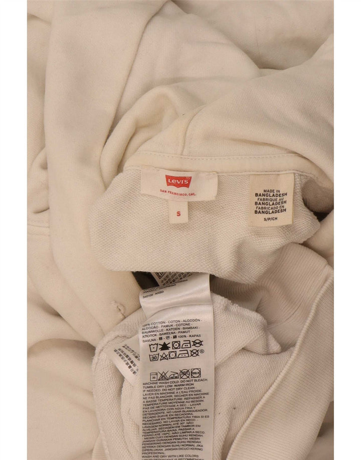 Ανδρικό γραφικό κουκούλα Levi's Μικρό λευκό βαμβακερό
