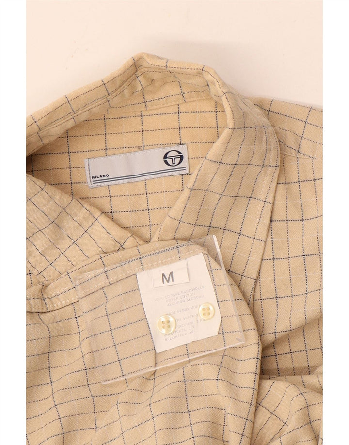 Ανδρικό πουκάμισο Sergio Tacchini, μεσαίο μπεζ, βαμβακερό