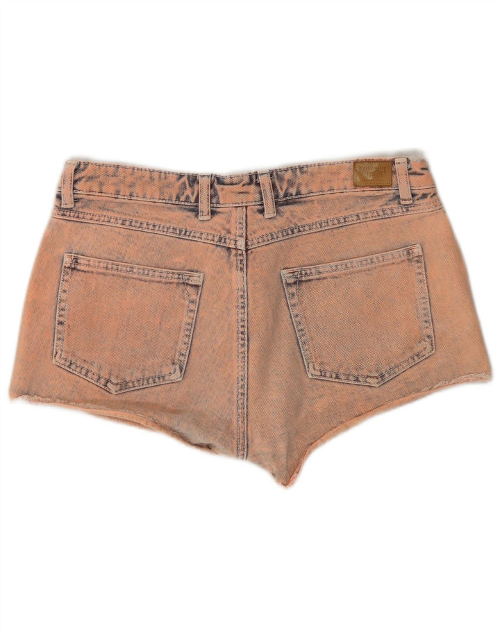 Zara Γυναικείο Denim Distressed Hot Παντελόνι EU 40 Medium W30 Pink
