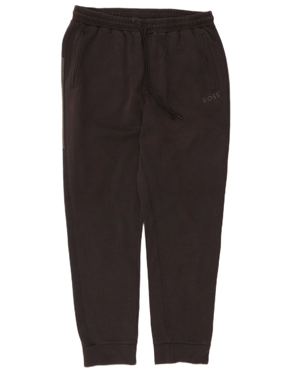 Γυναικεία αθλητική φόρμα Hugo Boss Παντελόνι Joggers UK 20 2XL Βαμβακερό μαύρο με στίγματα