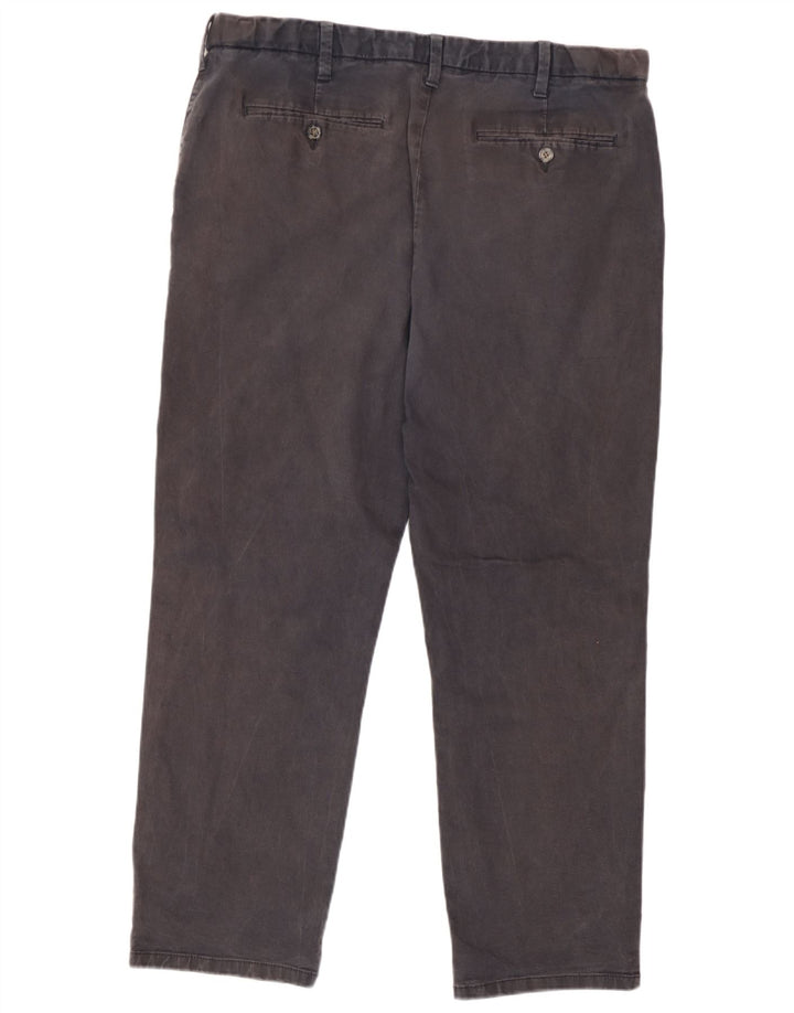 Marks & Spencer Ανδρικό κανονικό παντελόνι Chino W38 L29 Navy Blue Cotton