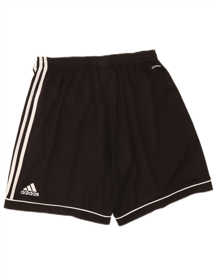 Ανδρικό σορτς Adidas Climalite Sport μεγάλο μαύρο πολυεστέρα