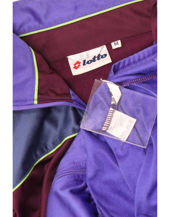 Ανδρική φόρμα γραφικών Lotto Top Jacket μεσαίου μωβ χρώματος πολυεστέρας