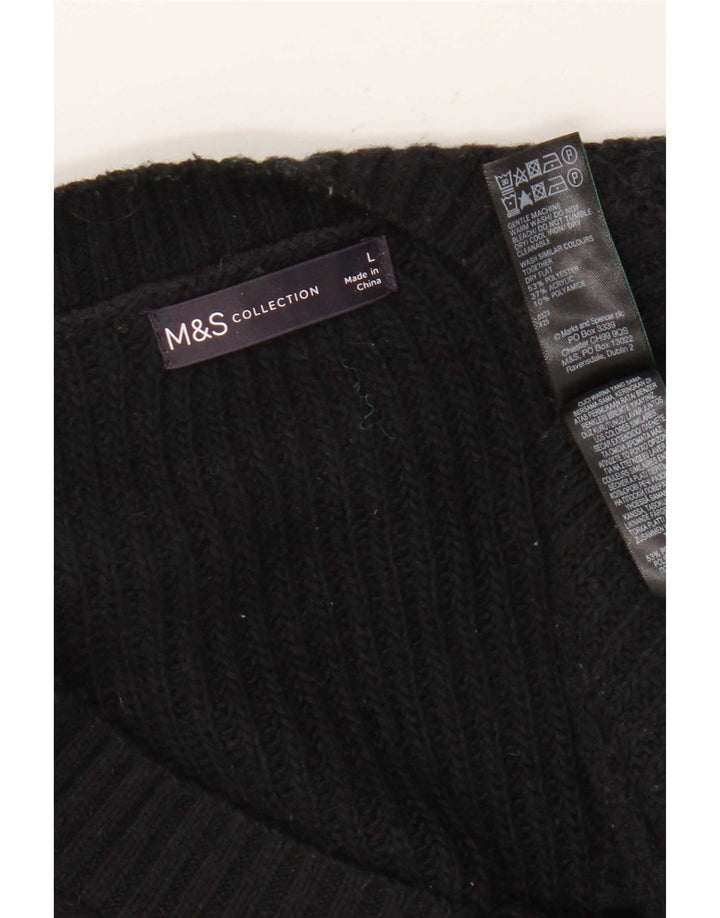 Marks & Spencer Ανδρικό γιλέκο Tank Top Large Black Polyester