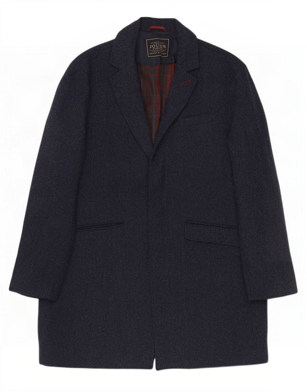Ανδρικό πανωφόρι Joules UK 42 XL Navy Blue Wool