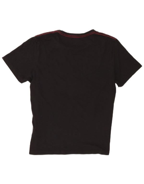 Ανδρικό T-Shirt Gant Graphic Top 2XL Μαύρο βαμβακερό