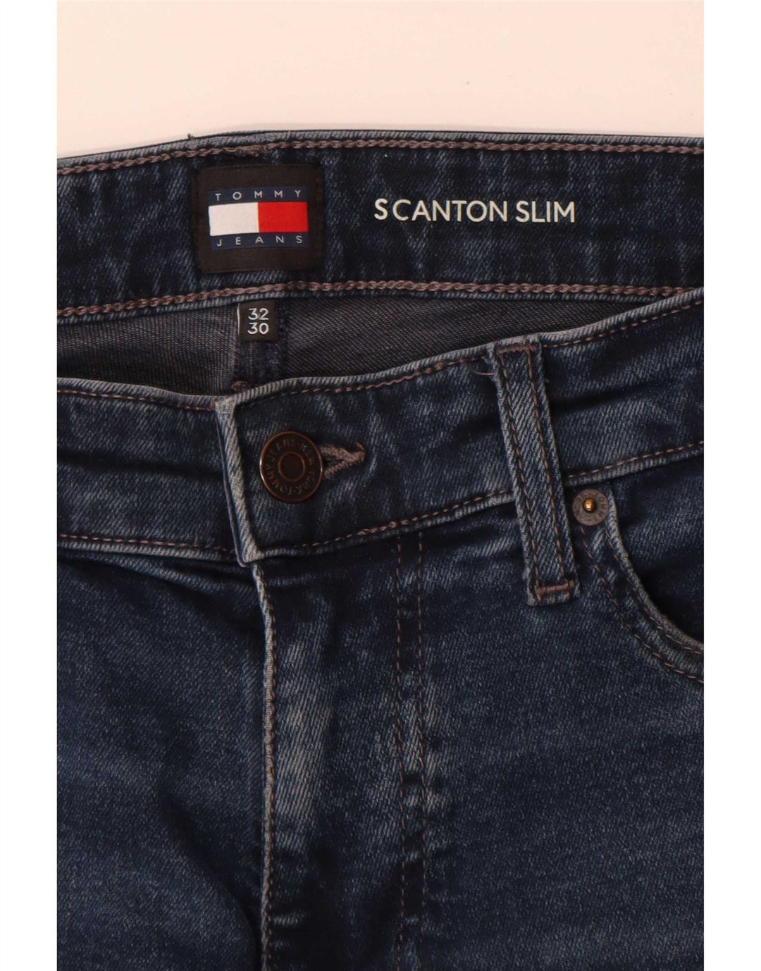 Tommy Hilfiger Ανδρικό Stanton Slim Jeans W32 L30 Blue Cotton