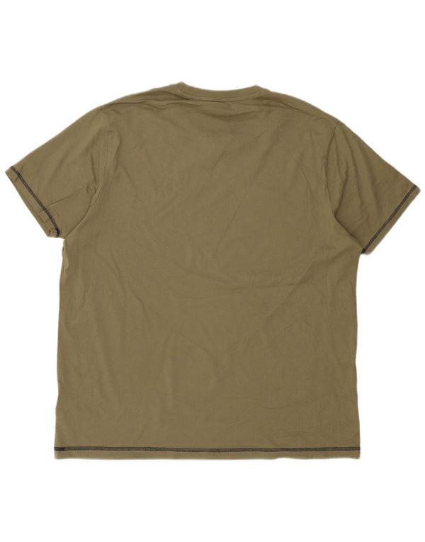 Ανδρικό T-Shirt Penguin Top 3XL πράσινο βαμβακερό