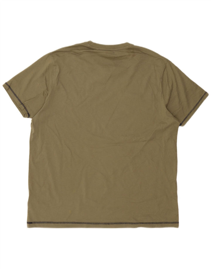 Ανδρικό T-Shirt Penguin Top 3XL πράσινο βαμβακερό