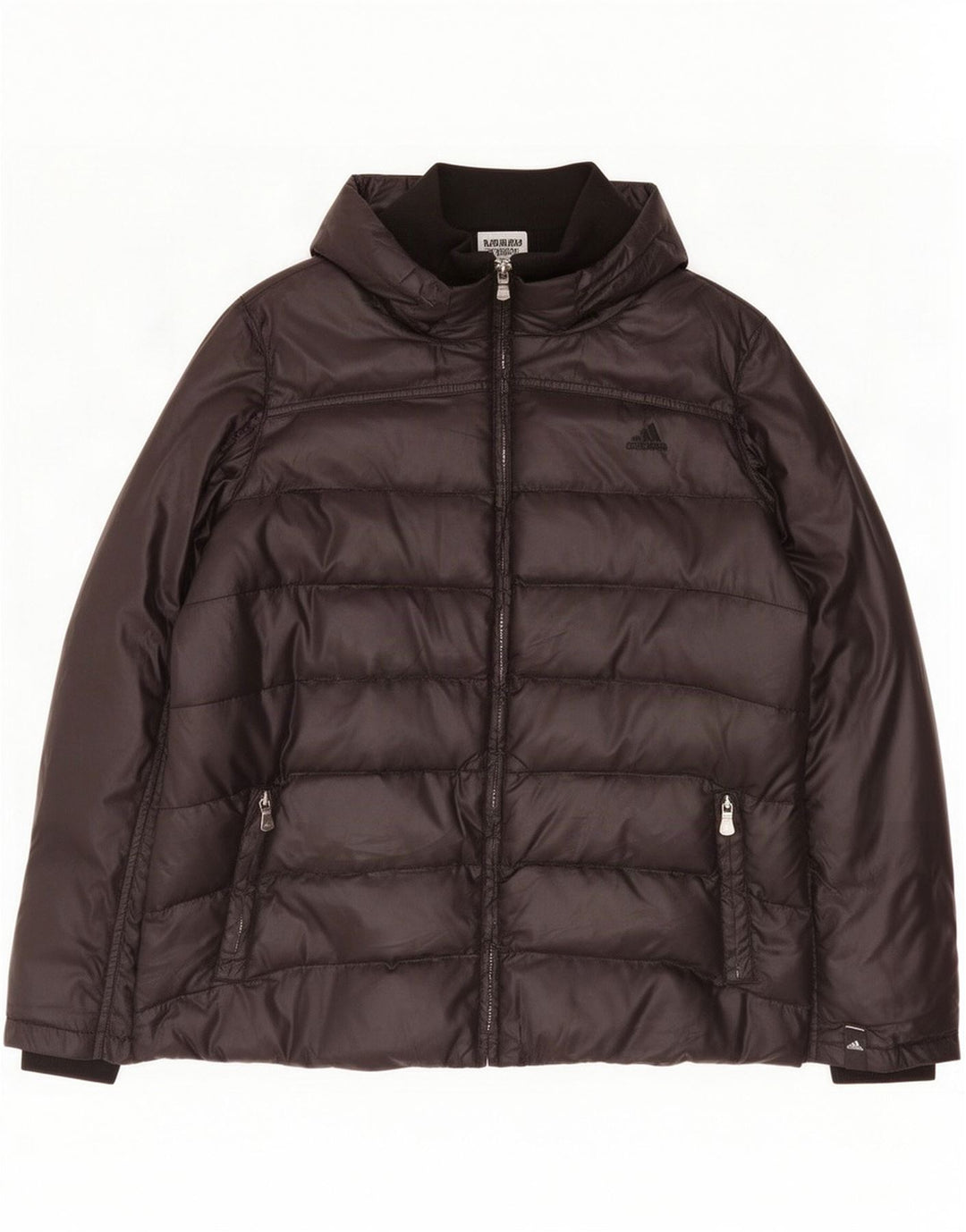 Adidas Γυναικείο μπουφάν UK 18 XL Μαύρο Πολυεστέρας