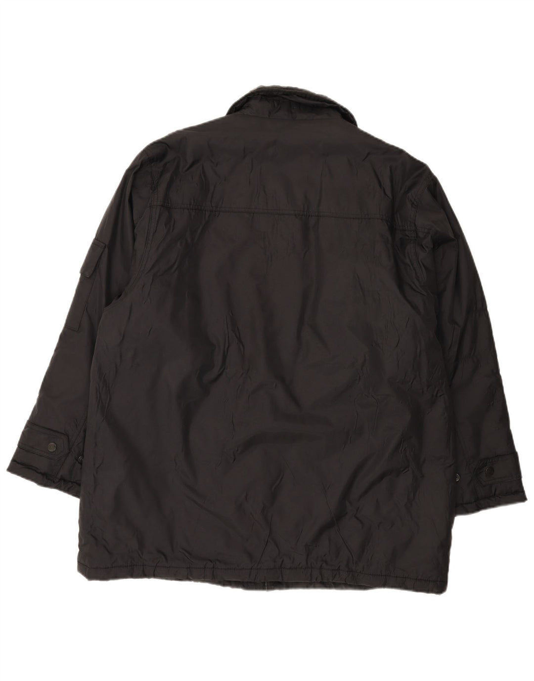 GIANFRANCO FERRE Mens Windbreaker Jacket UK 40 Large Black Polyamide