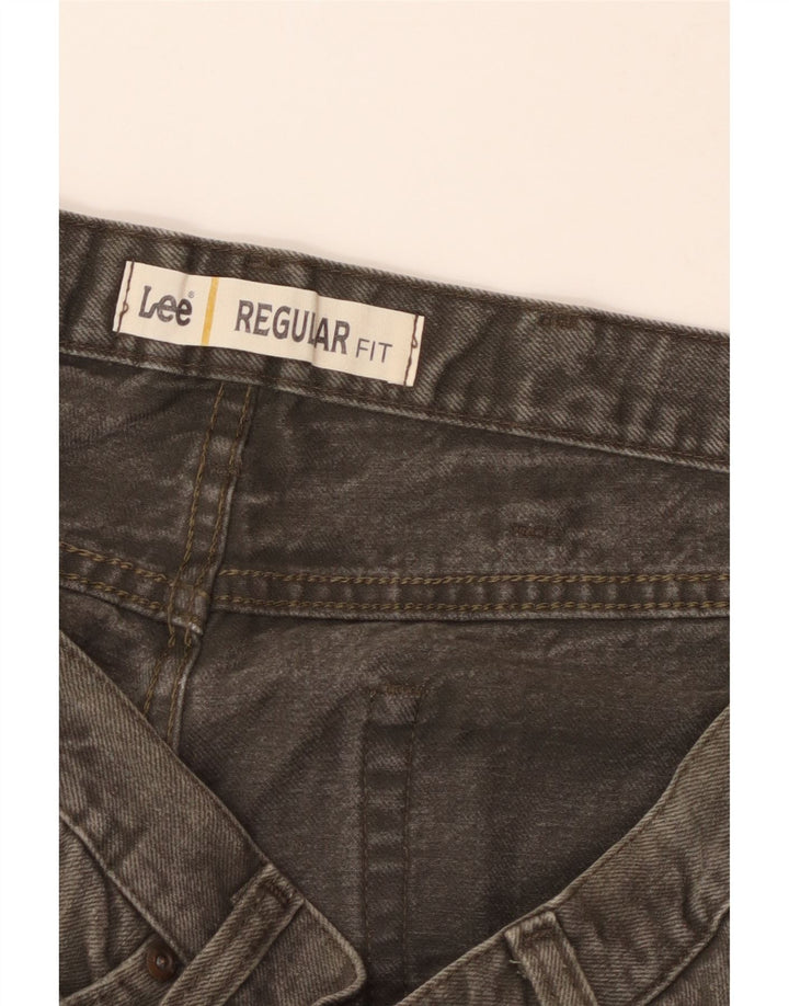 Ανδρικό τζιν Lee Regular Fit ίσιο W38 L32 Γκρι