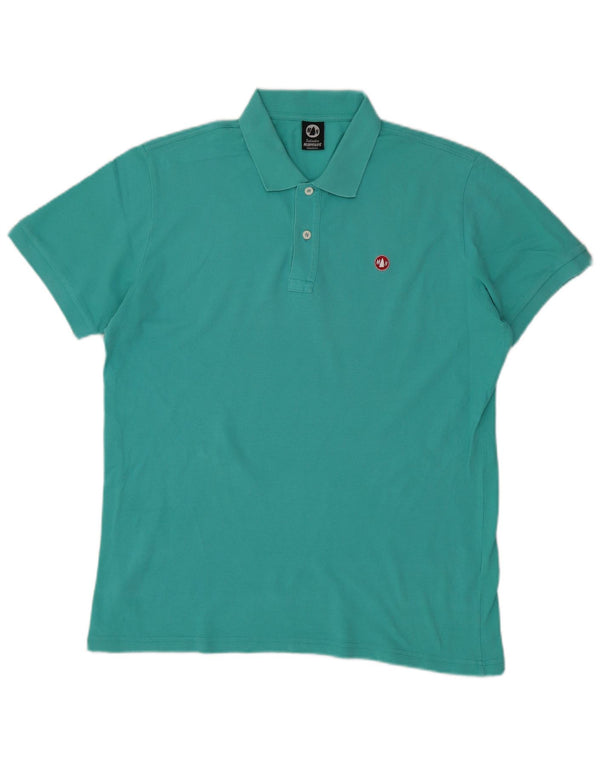 Murphy & Nye Mens Sailmakers Polo Shirt XL Turquoise