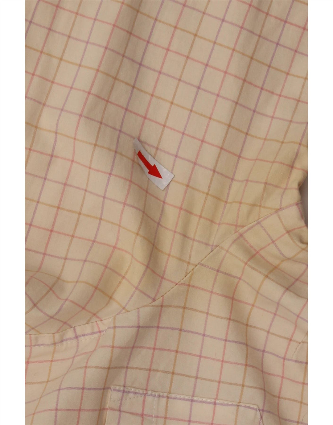 Gap Γυναικείο πουκάμισο 3/4 μανίκι UK 16 Large Beige Check