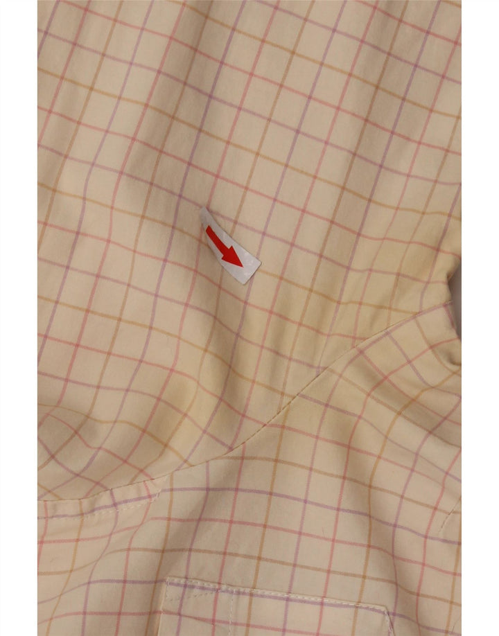 Gap Γυναικείο πουκάμισο 3/4 μανίκι UK 16 Large Beige Check