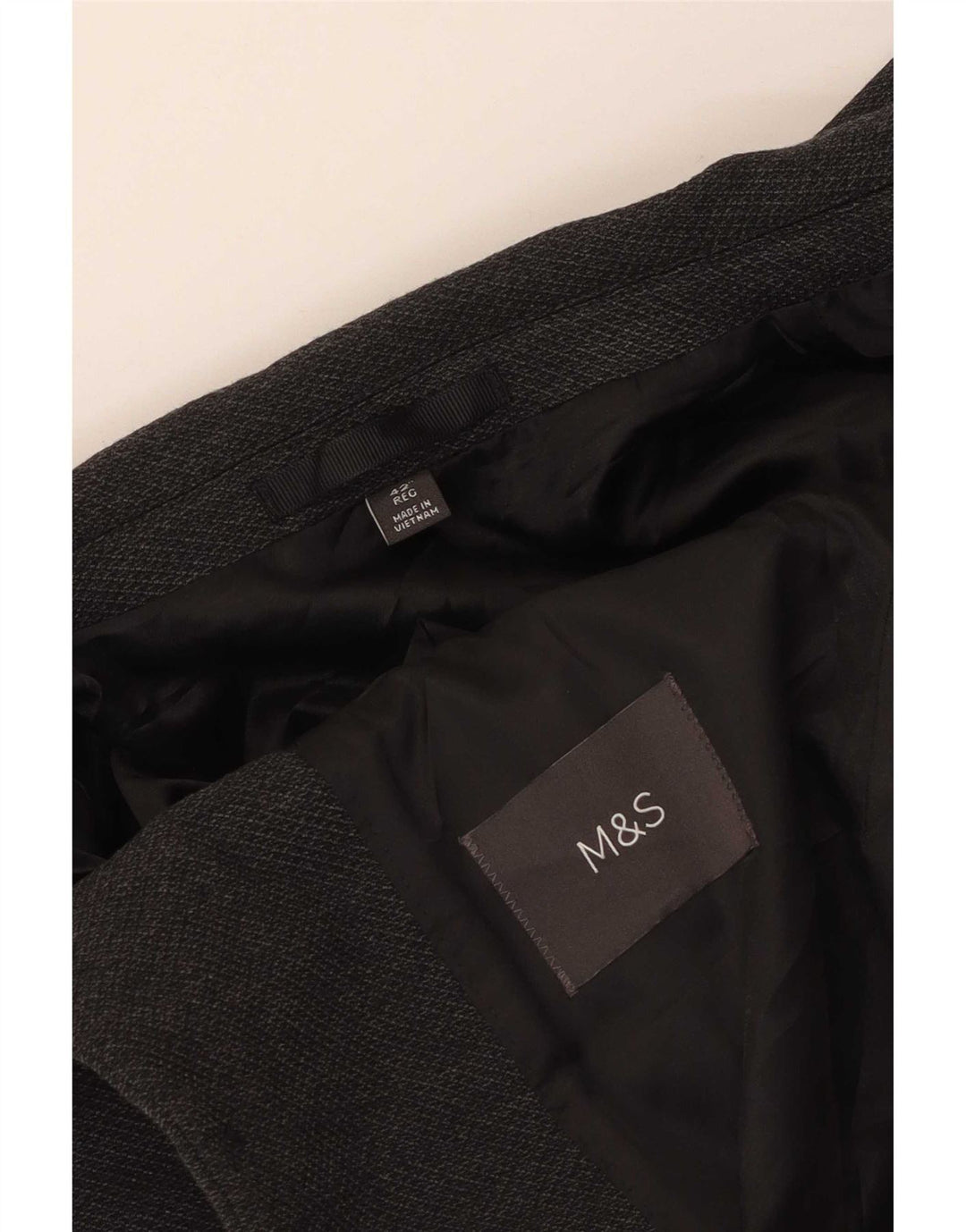 Marks & Spencer Ανδρικό σακάκι 2 κουμπιών UK 42 Large Grey
