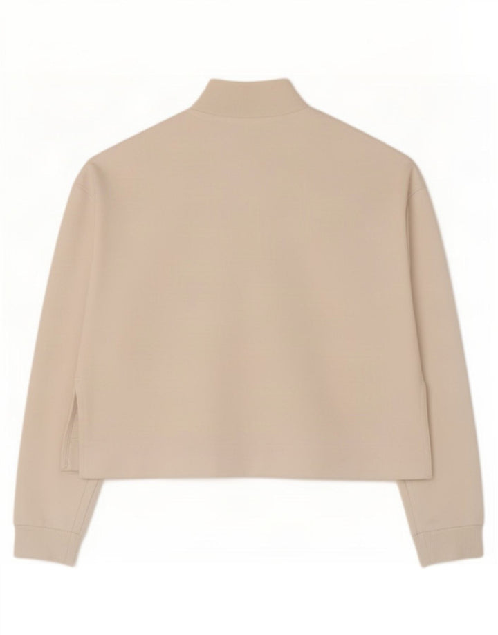 Γυναικεία φόρμα Arena Oversized Top Jacket UK 10 Small White Cotton