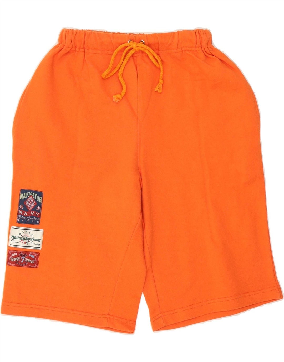 RIFLE Mens Graphic Sport Shorts Medium  Orange Cotton Vintage Rifle and Second-Hand Rifle from Messina Hembry 