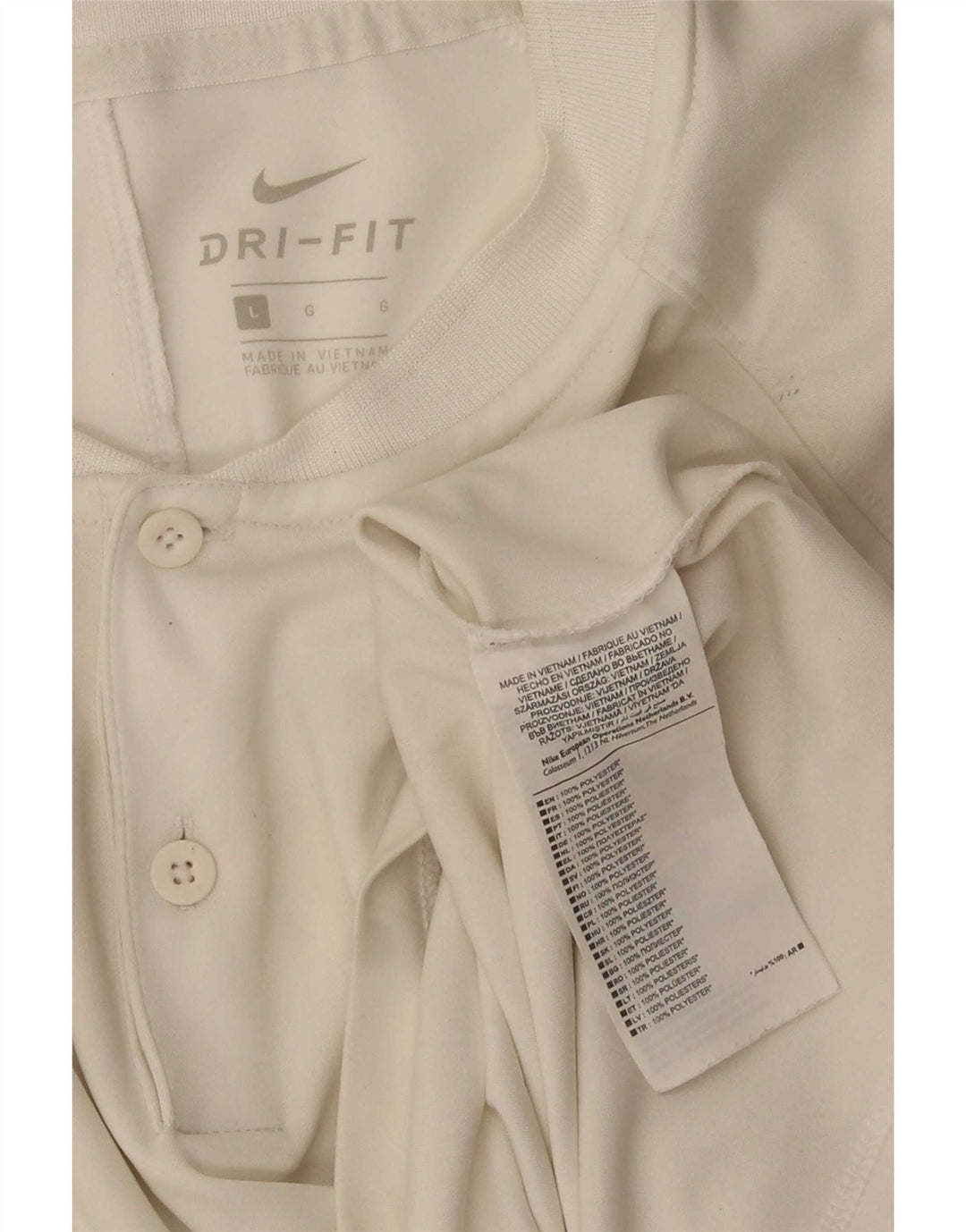 Ανδρικό T-Shirt Nike Top Large White Polyester