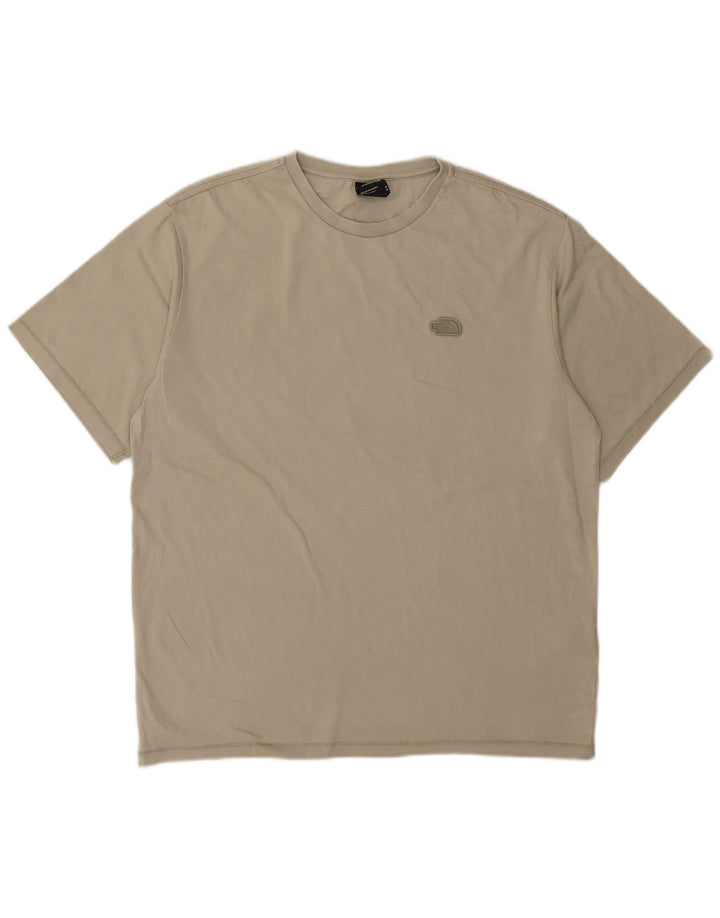 Ανδρικό γραφικό T-Shirt North Face Top Medium Beige Βαμβακερό